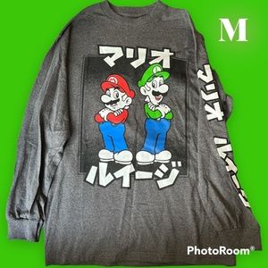 Mario and Luigi Longsleeve t shirt
